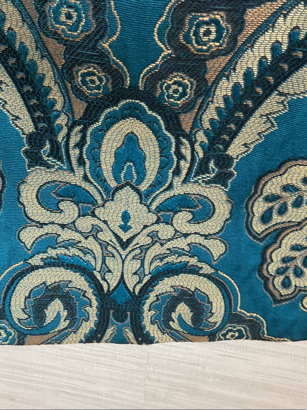 Alice + Olivia Natalee Brocade A Line Sleeveless Mini Dress Turquoise Sz 0 - Picture 9 of 14